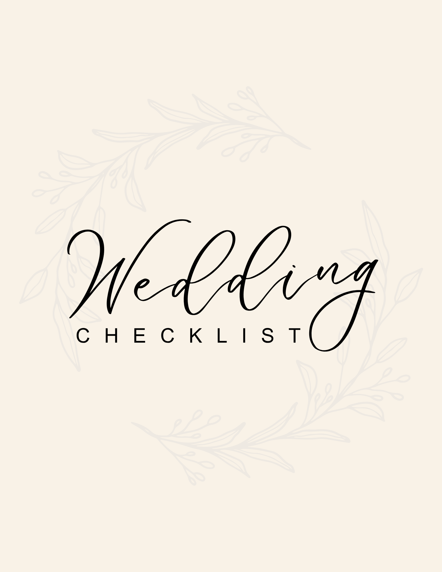 YOVIRA wedding checklist